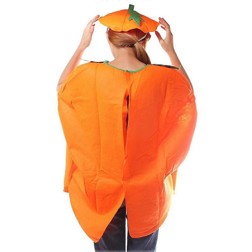 Halloween Costume Set with Unique Pumpkin Design for Adults
