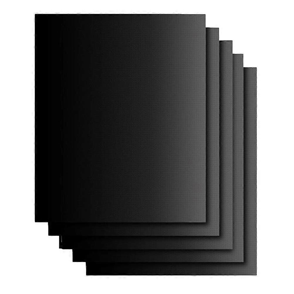 Oven Pads Non Stick Baking Mats Rectangular For Barbecue Reusable 40x33x0.2cm 5Pcs