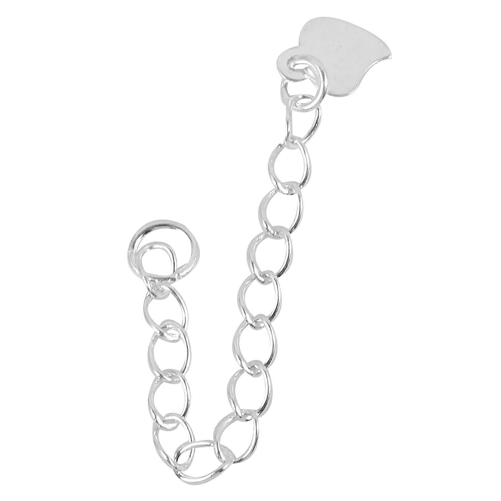 Extensor de collar, extensor de cadena de plata S925 para ajustar la longitud del collar