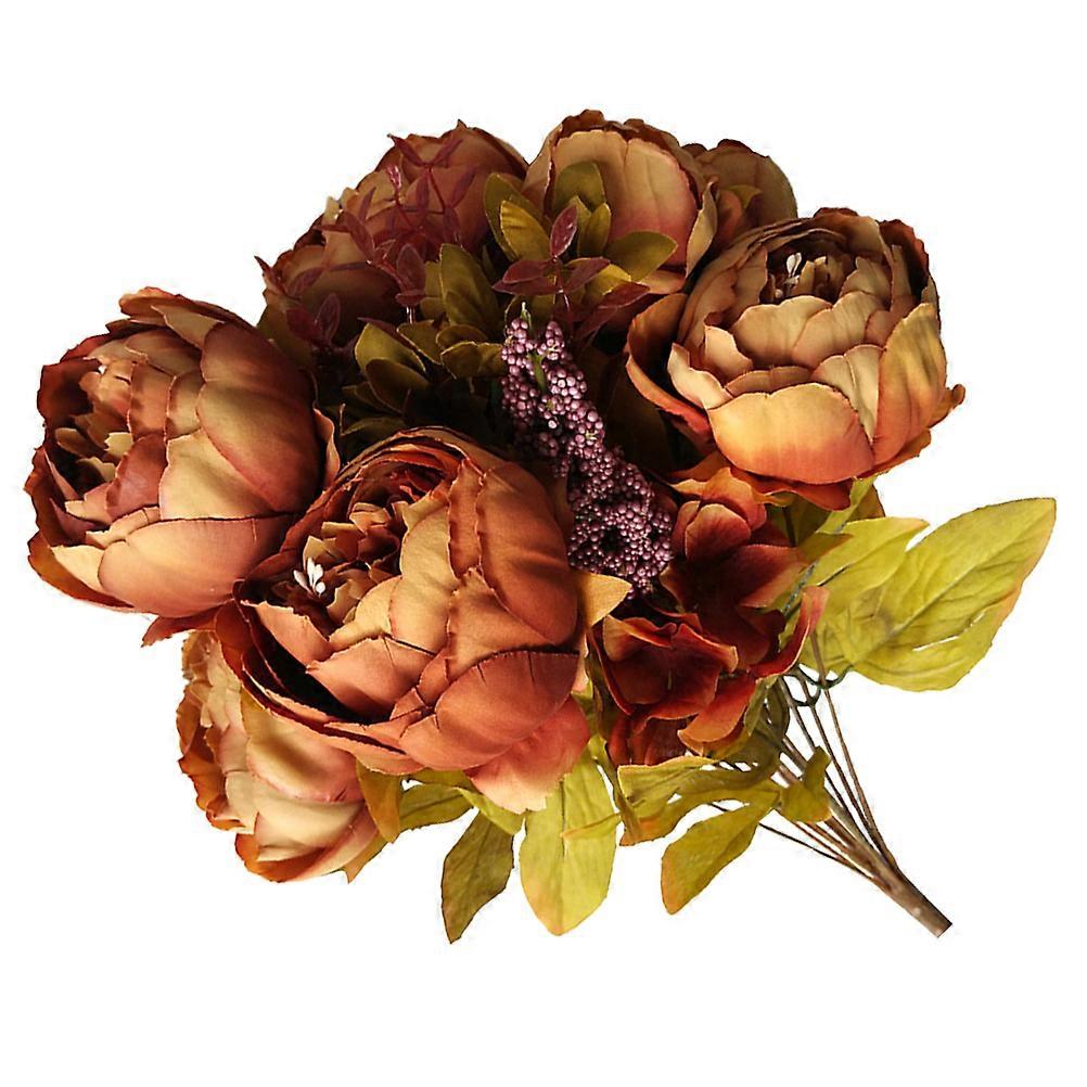 Artificial Peony Decorative Faux peony Event Planners Coffee 47.00X20.00X13.00CM Photograph Background Setting 1Pcs