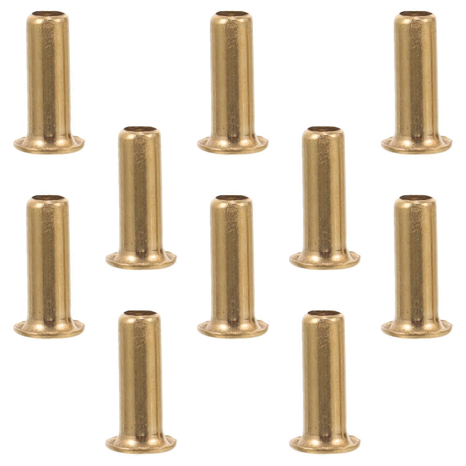 Copper Pipe Connectors Durable Compression Fittings For Hydraulic Systems 1.10X0.50X0.50CM 10Pcs