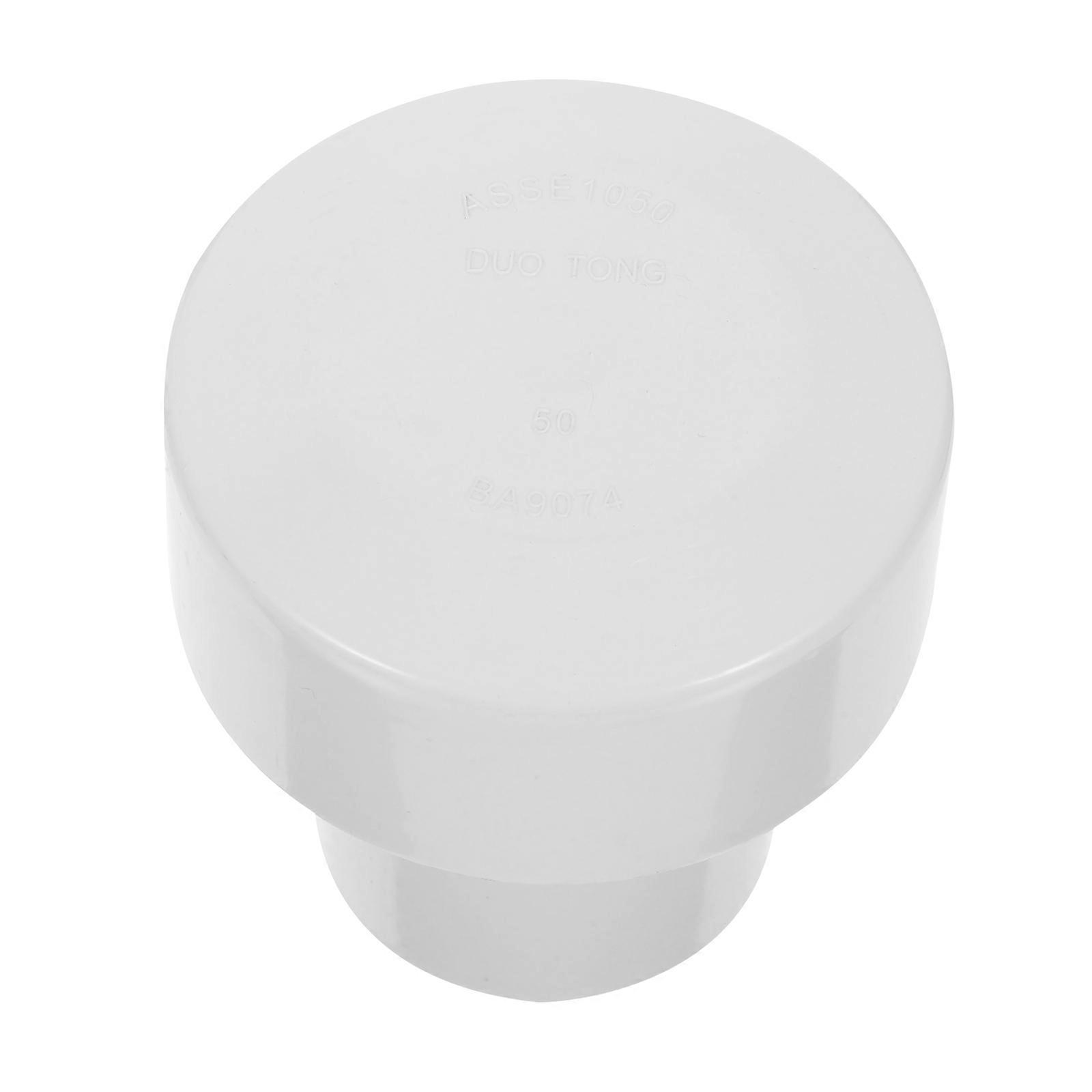 Air Admittance Valve PVC Suction Valve Adapter for Drainage Systems, Multi Functional Rain Cap Fitting, Simple Installation, Enhances Drainage Speed