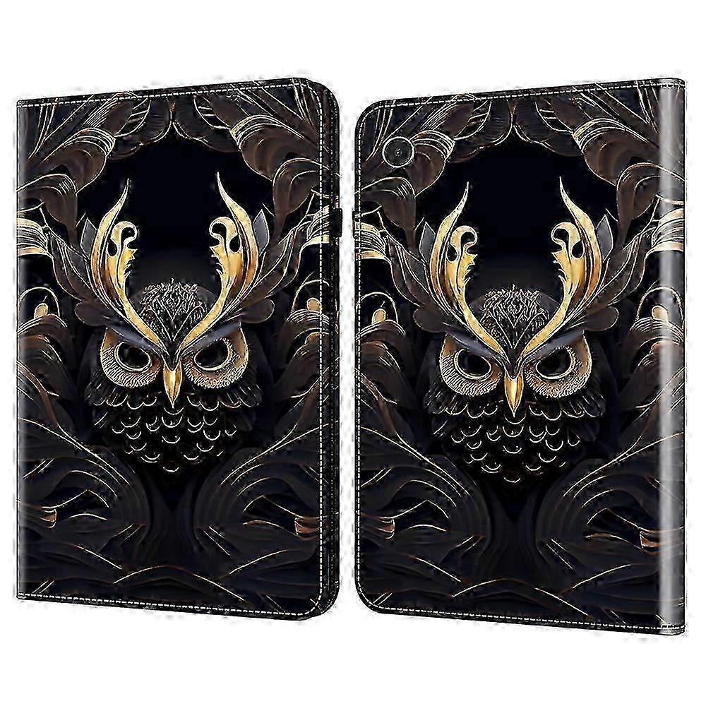 For Lenovo Tab Plus Case Flip Stand Leather Tablet Cover Pattern Printed fz