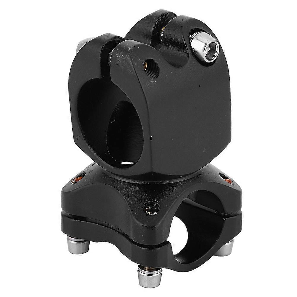 25.4 x 38 Aluminum Alloy Mountain Bike Short Handlebar Fixed Stem Cycling Accessory (Black)