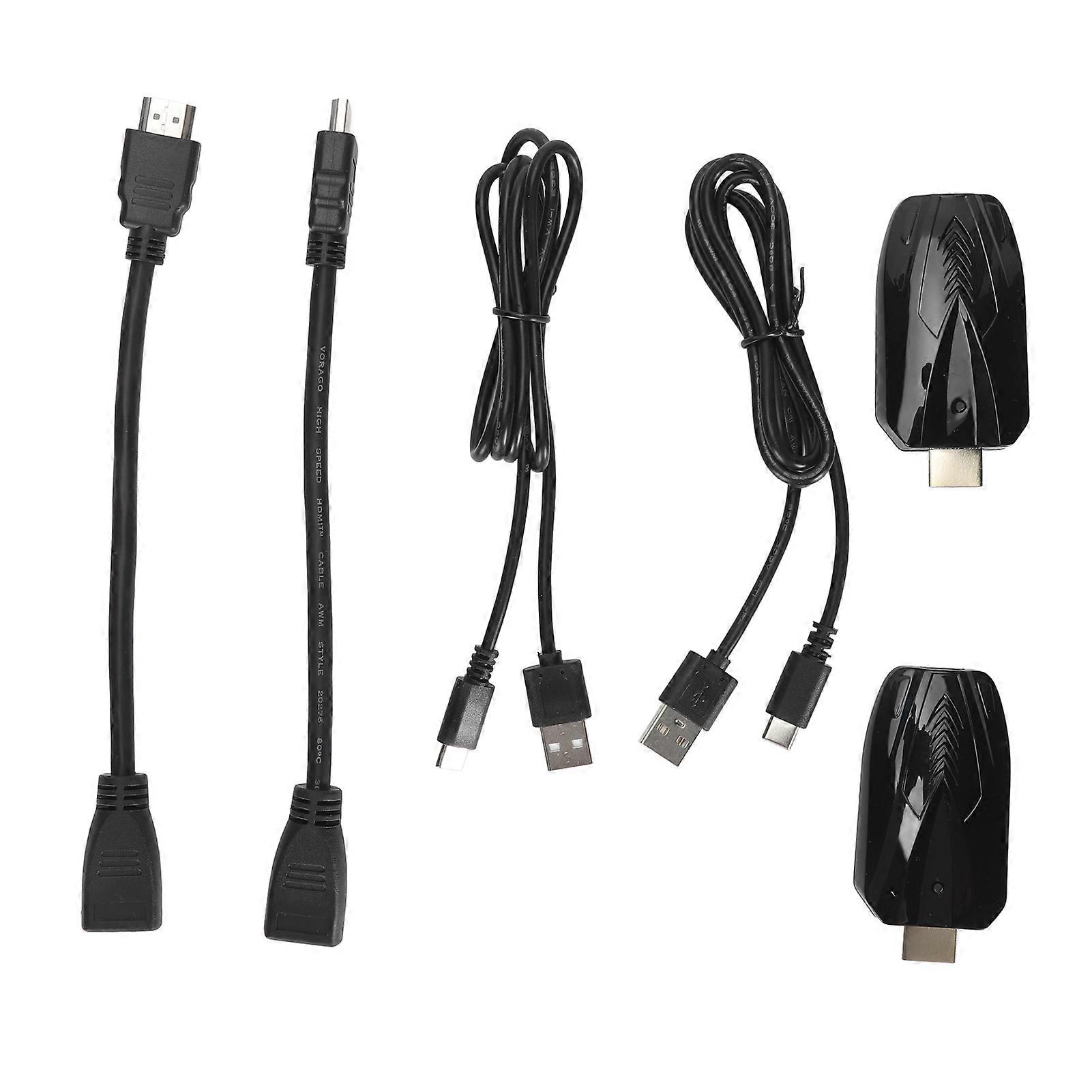 150m Mini HD Multimedia Interface Wireless Extender Powerful Embedded Antennas 1080P 5GHz USB C Powered HD Wireless Mini Extender