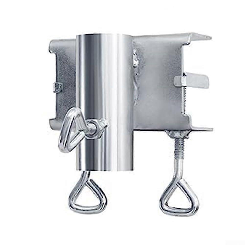 Functional sunshade holder for outdoor use, adjustable for various railings, quickchange position