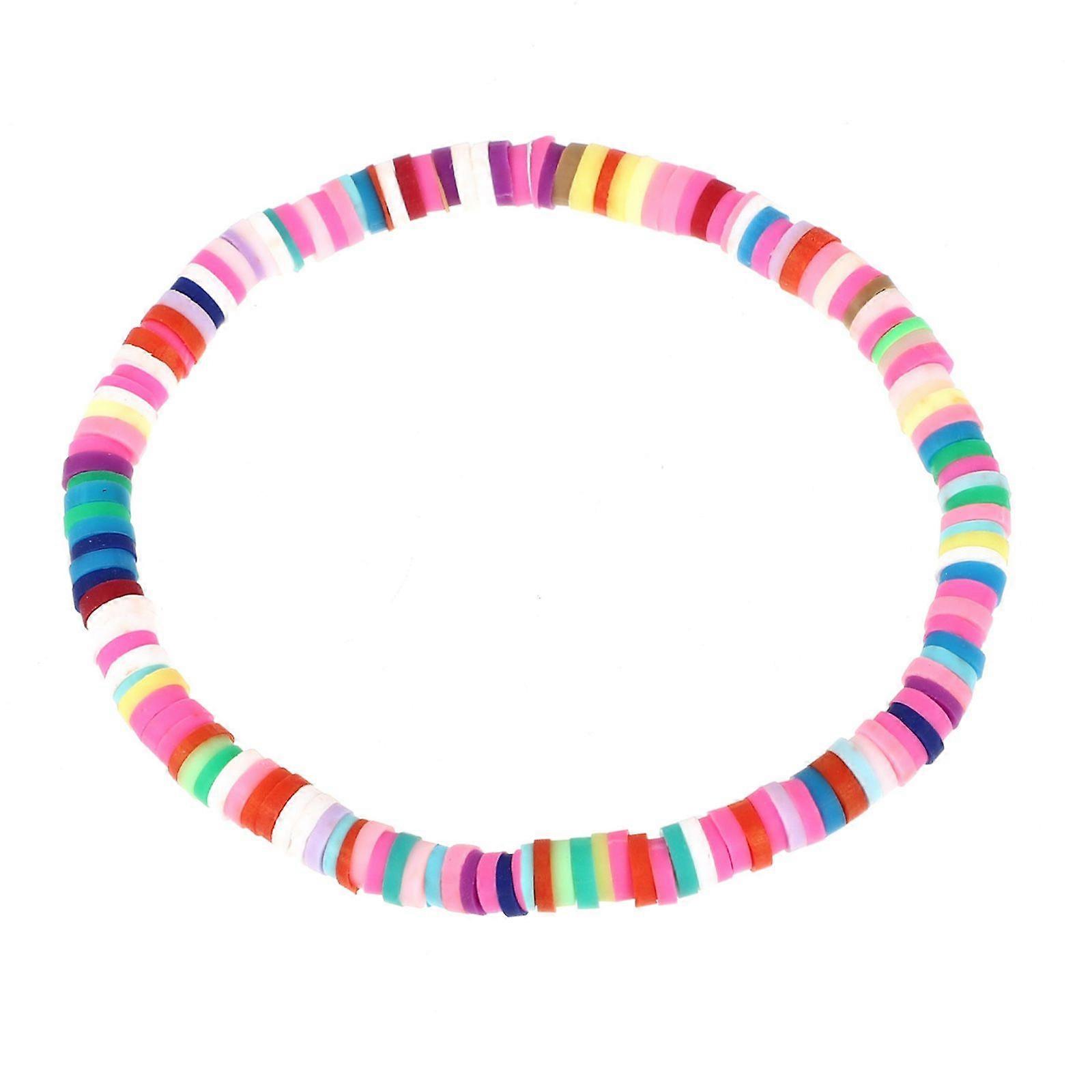 Bohemian Style Bracelet Colorful Handmade Bracelet Elastic Wrist String