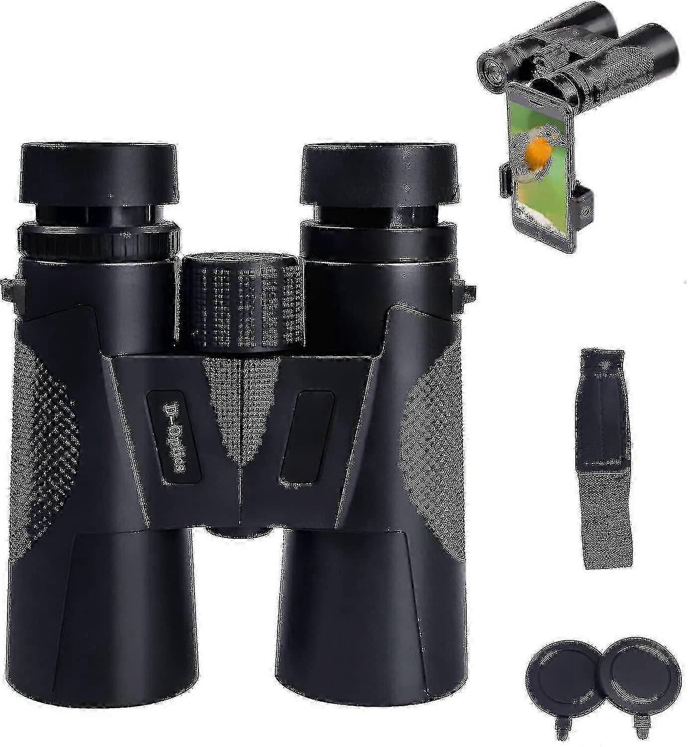 12X42 Binoculars, Lightweight Birding Binoculars