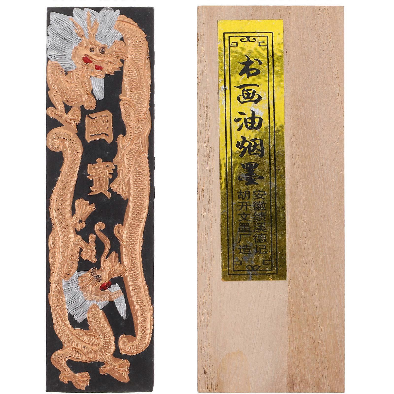Traditional Chinese Calligraphy Ink Stick Set for Beginners, Students & Enthusiasts – Easy to Clean & Maintain, Ideal for Painting & Writing