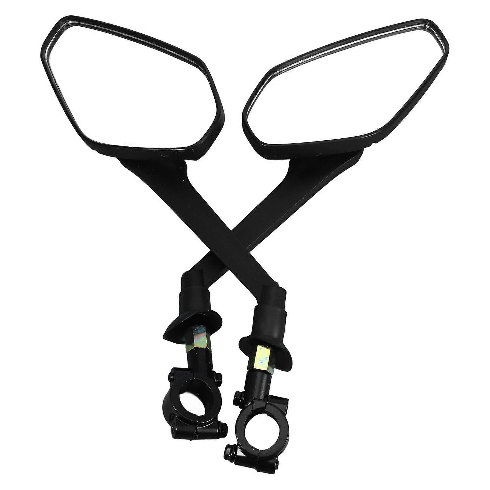 Rear View Mirrors Mountain Bike Mirror for Cyclists Off-Road Riding ABS Wide Field of View 1 Set