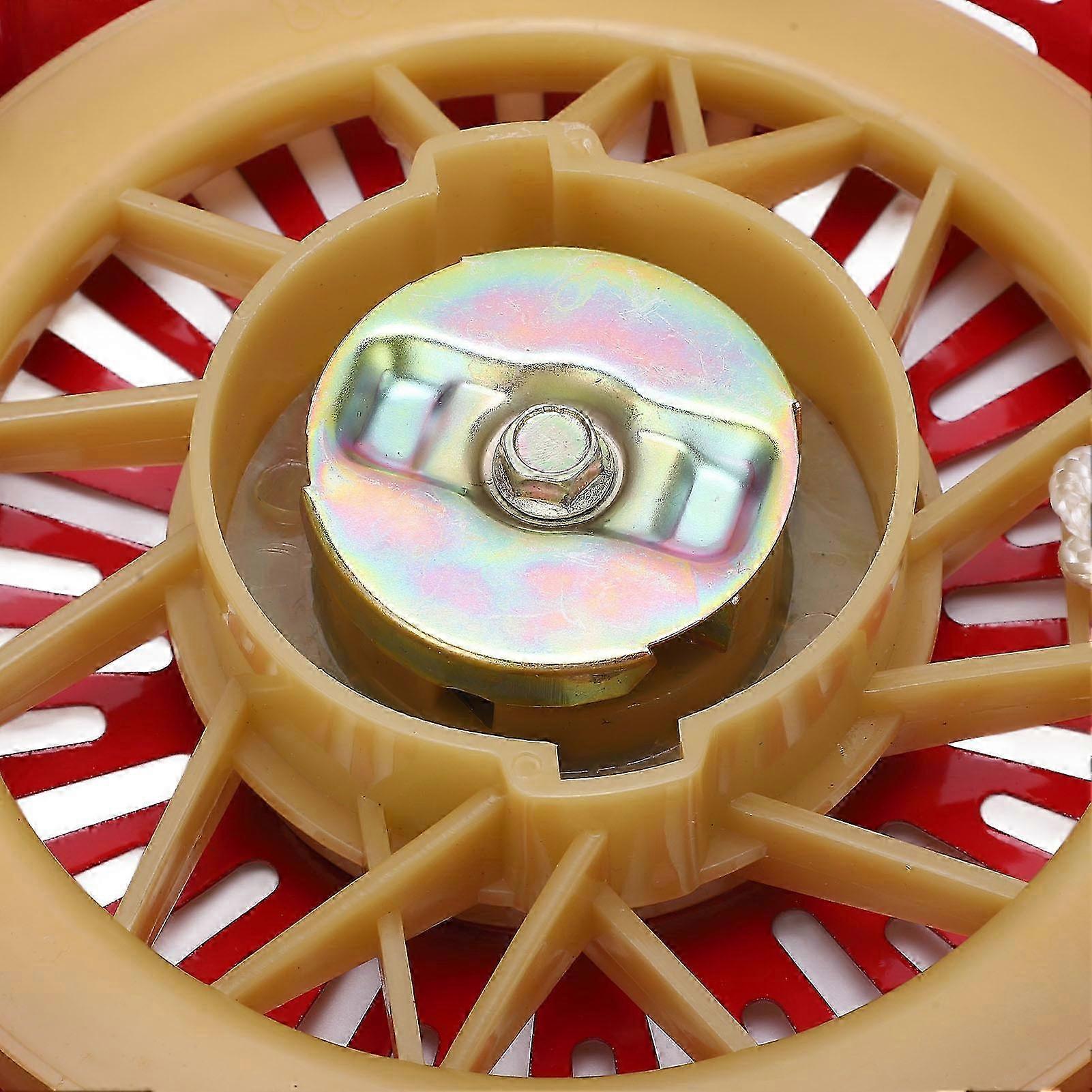 Recoil Starter with a 215mm/8.5in Red Cover Compatible with 212cc 6.5HP 7HP OHV Engine for Go Kart and Pit Bike Use