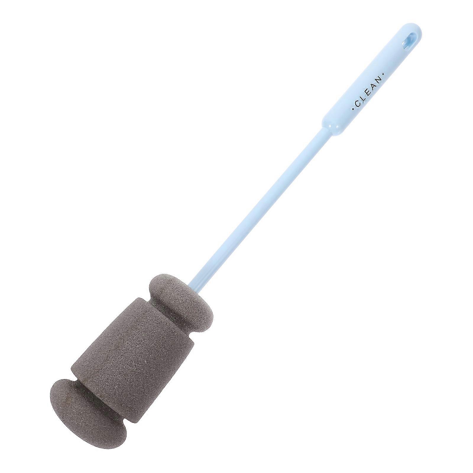Daily Use Bottle Cleaner Long Handle Cup Brush Sponge Head For Kitchen Cleaning 1Pcs