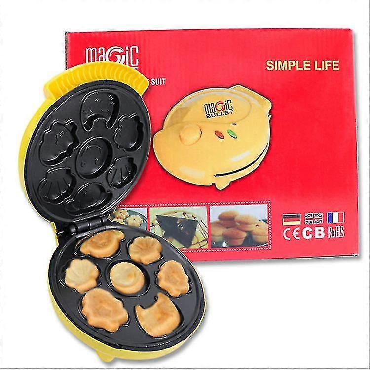 Mini Cartoon Cake Maker Multifunctional Fully Automatic Double-sided Electric Pie Baking Machine