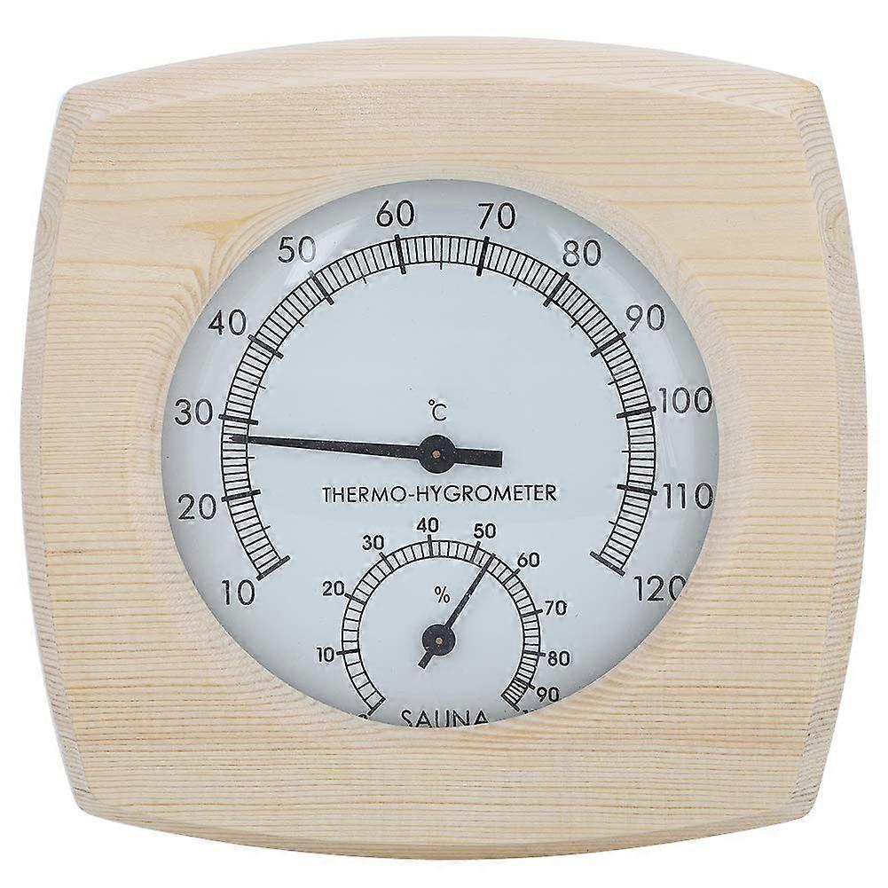 Indoor Thermometer  Hygrometer Combo with Bold Pointer,  Accuracy for Sauna Bathroom Use Ref: 8353