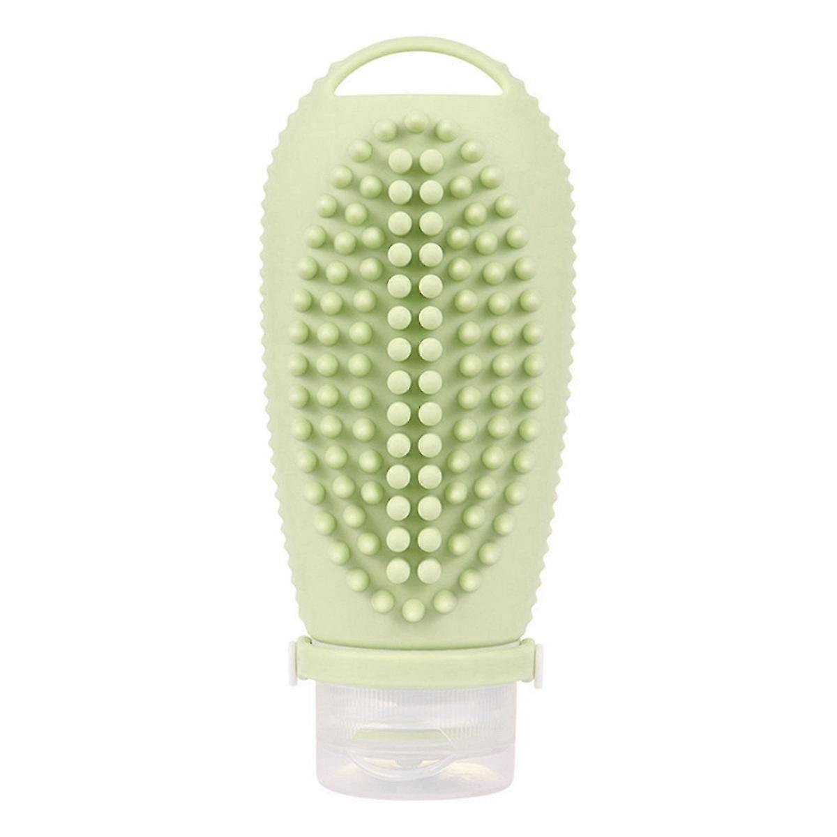 Silicone Travel Refillable Bottle Facial Cleansing Brush Portable Shampoo Bottles Lotion Cosmetics C Edition 0630