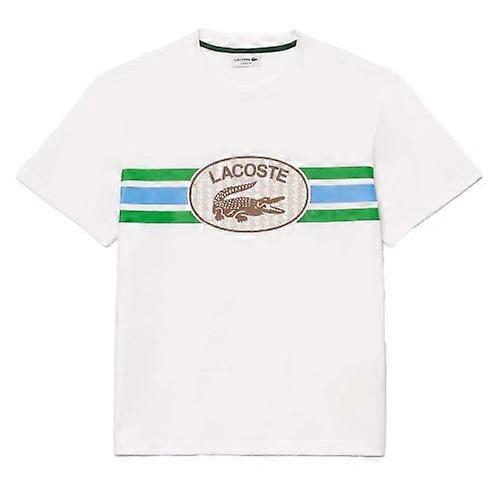 Lacoste Mens Monogram Cotton T-Shirt