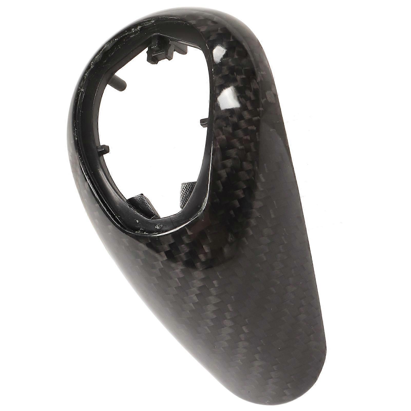 Steering Wheel Frame Panel Carbon Fiber Overlay Decoration Trim Replacement for Infiniti Q50 Q60 Matte