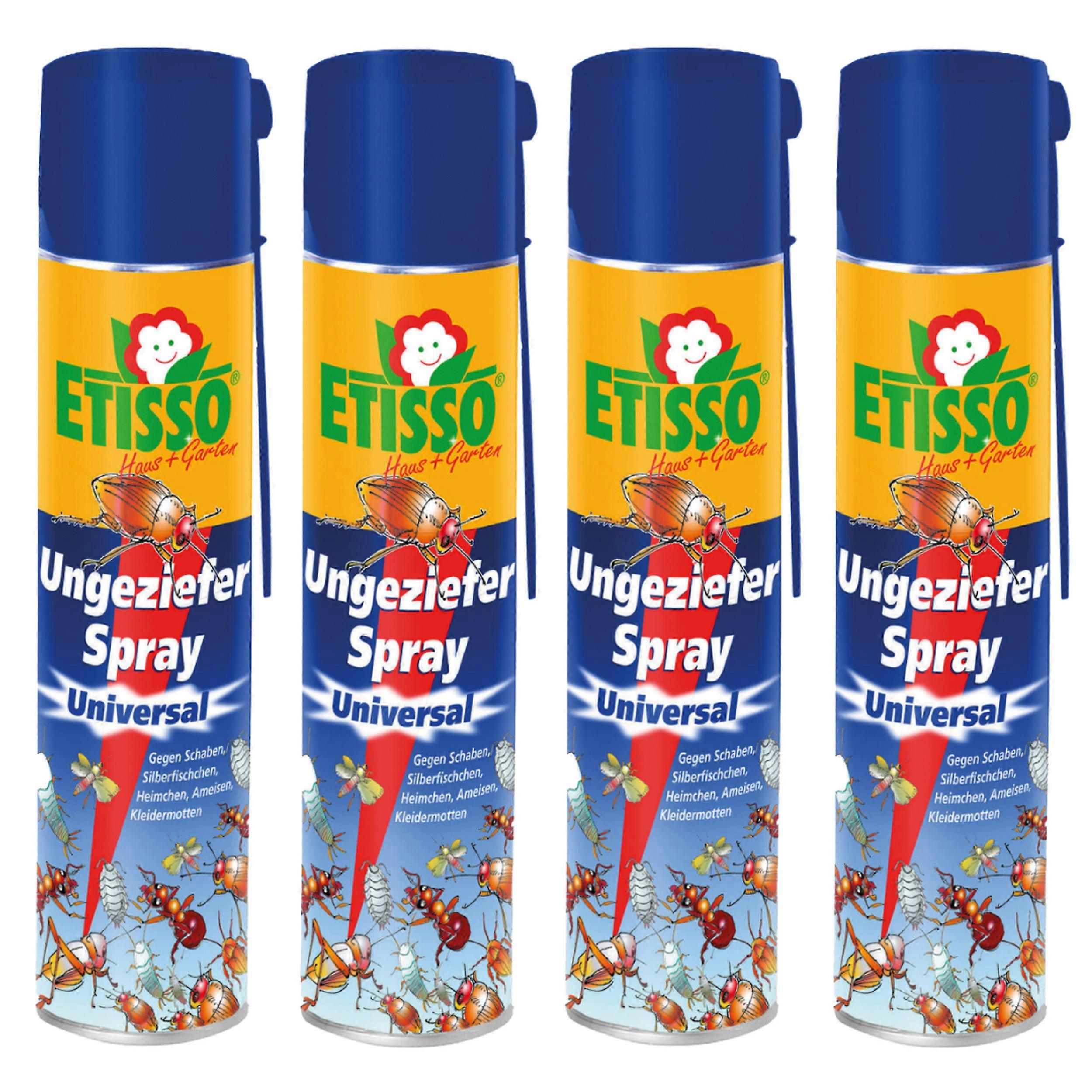 4 x ETISSO® Pest Spray Universal, 400 ml
