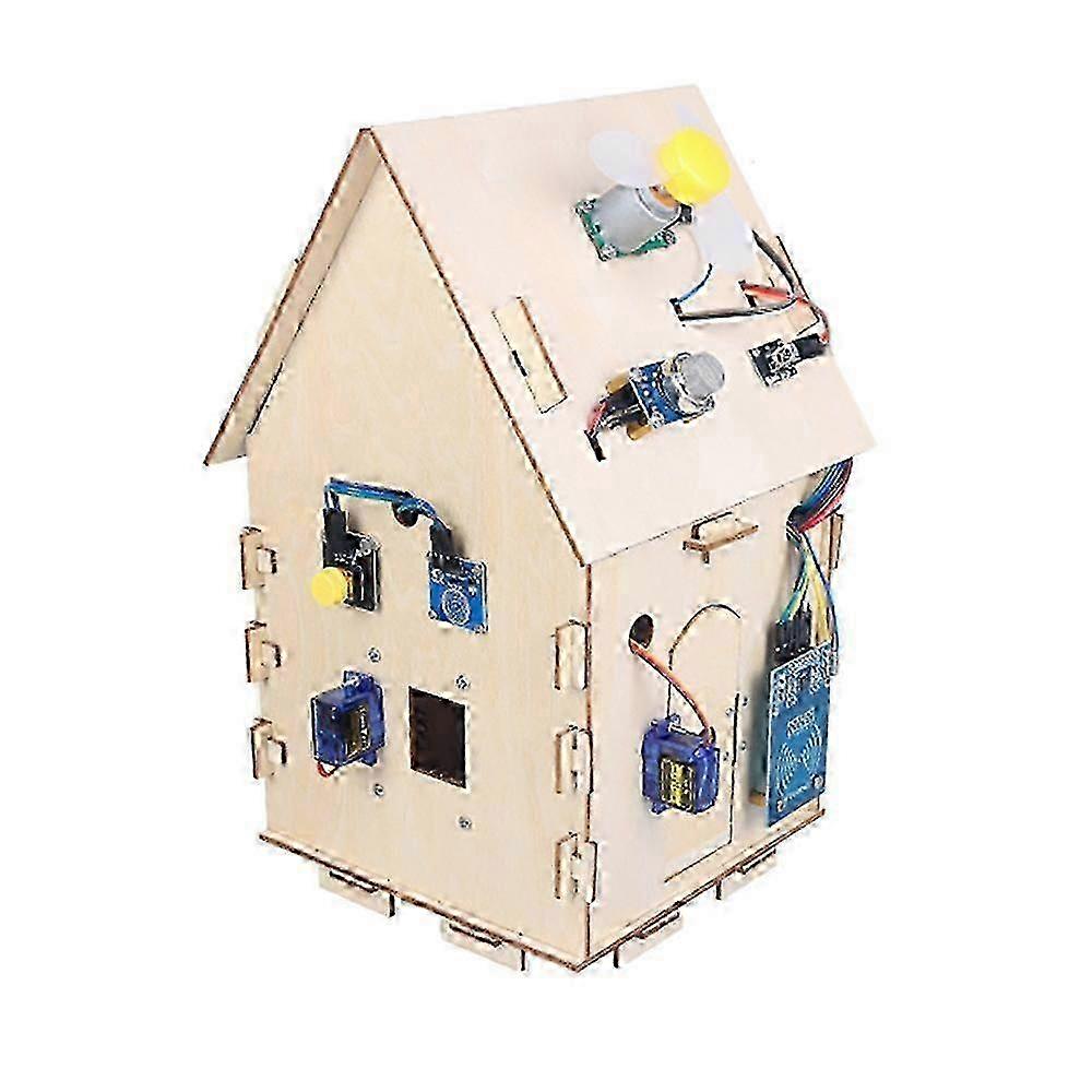 DIY Smart Home Programming Kit with Log House Design