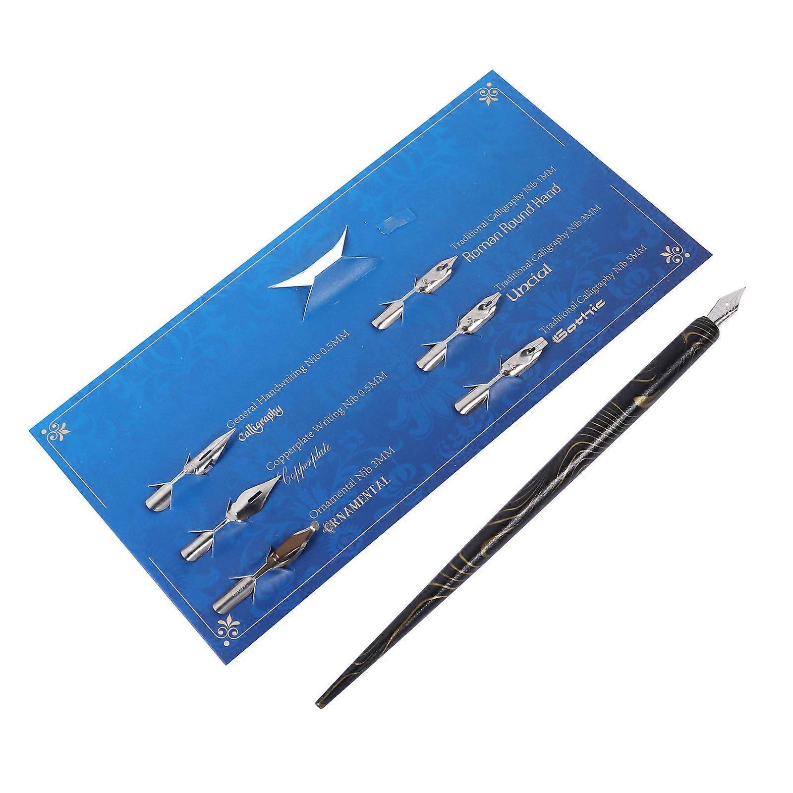 Calligraphy Pen Nibs Calligraphy Pen Set Adults Pen Users Synthetic Material Gold 1Set