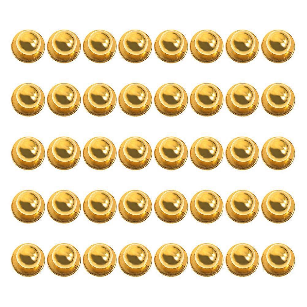 Chef Jacket Button Plastic Buttons for Chef Coats Golden Color 1.80x1.80x1.60cm 50Pcs