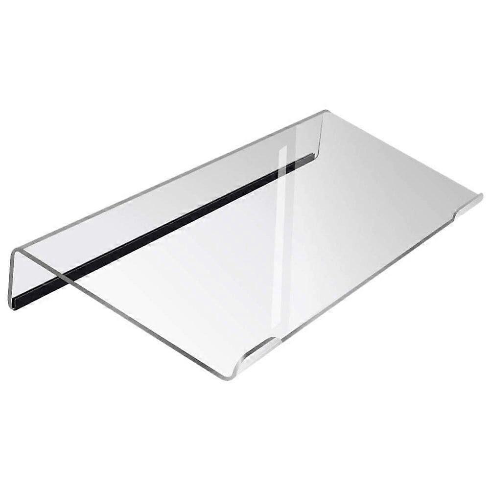 Acrylic Keyboard Stand - Height-Adjustable, Non-Slip Transparent Holder for Desks - Ergonomic Storage for Keyboards and Office Supplies
