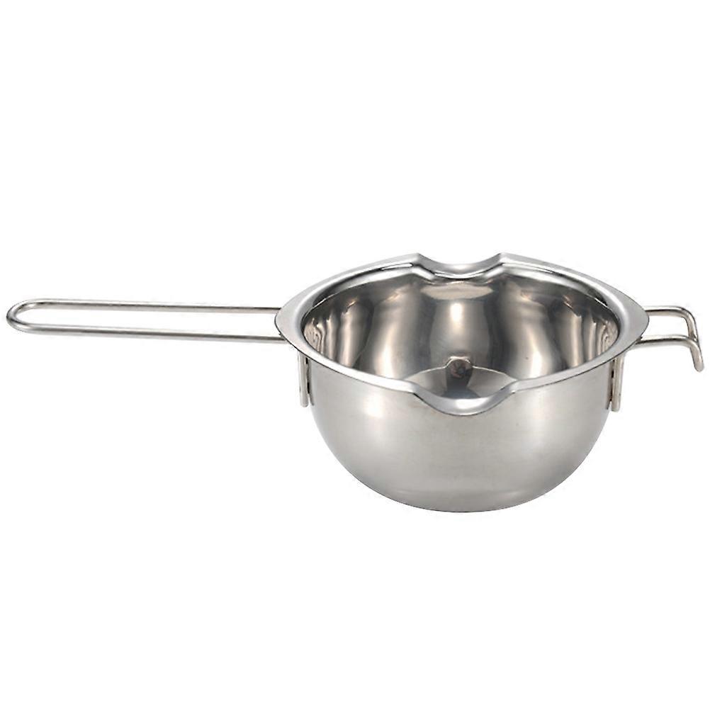 Stainless Steel Chocolate Melting Bowl with Handle Double Boiler Pot for Fast Heating, Heat Resistant Kitchen Container for Butter, Cheese, Candy,