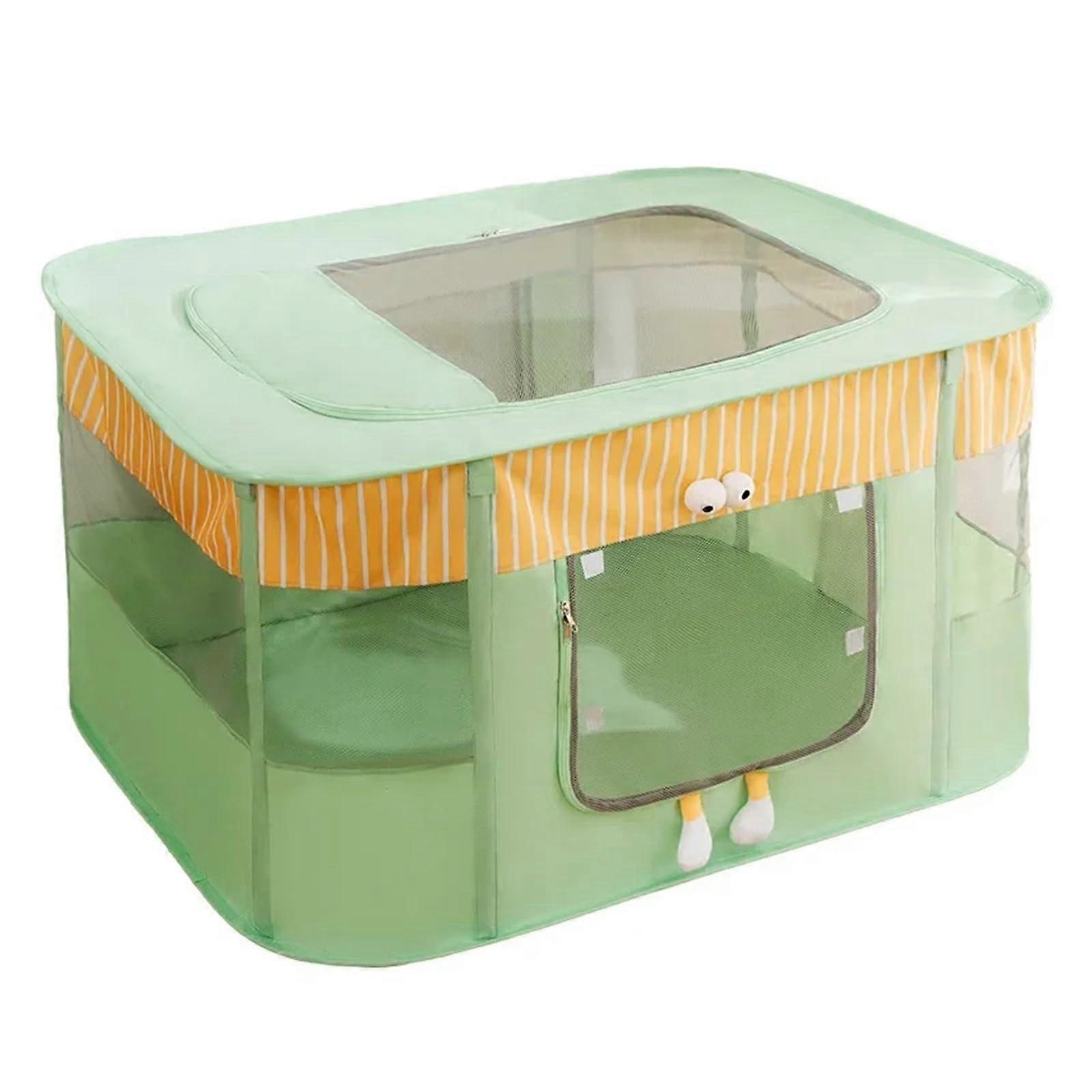 Pet Teepee Tent for Cats and Puppies, XXL Light Green Folding Cat Bed, Soft and Comfortable Pet Shelter, Ideal for Dog and Cat Supplies