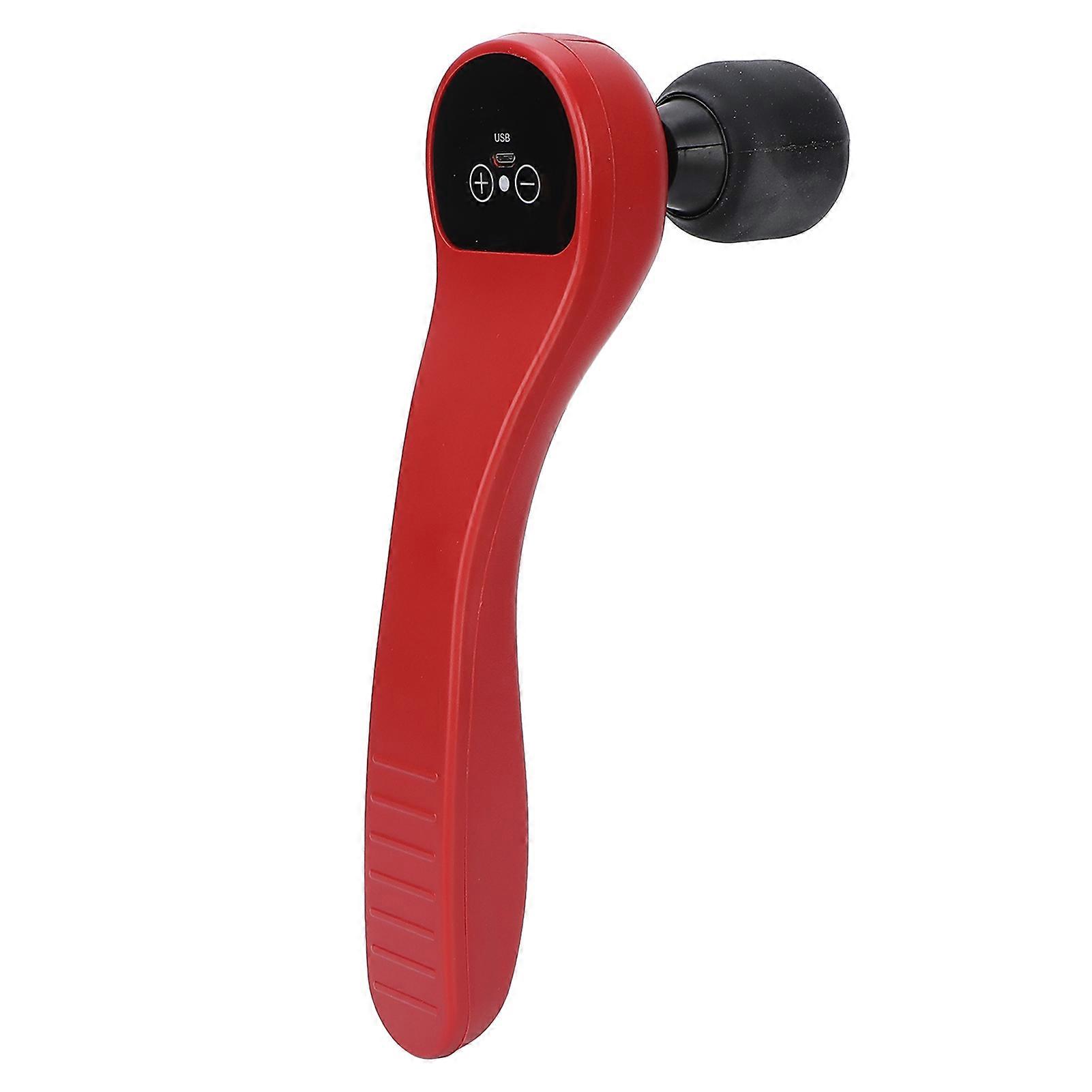 Handheld Massager Mini Electric Percussion Deep Tissue Body Massager for Pain ReliefRed