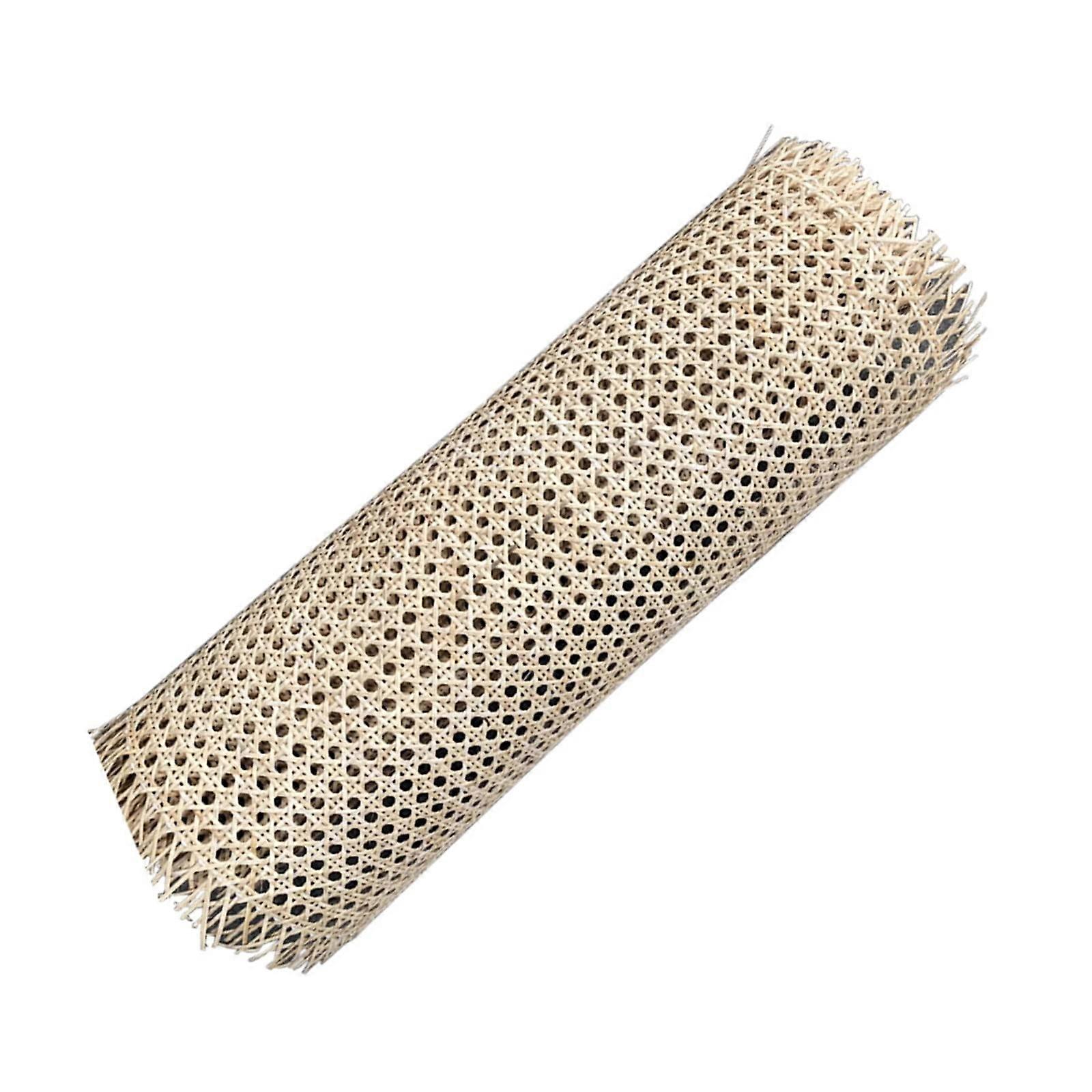 Natural Rattan Repair Net for Furniture, Open Weave Rattan Strap Material, 70x300cm Textile for Home Decor and Shelving