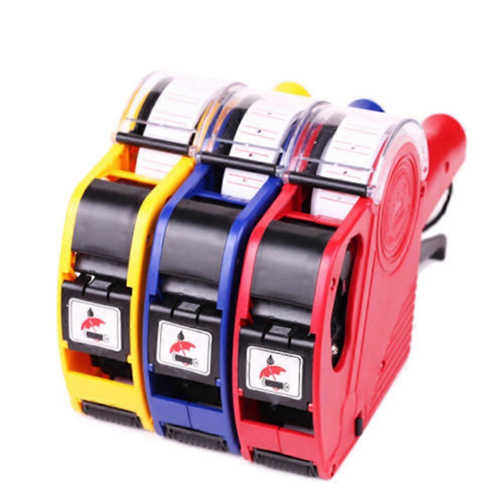 Price Tag Sticker Blue Price Marker for Home Office Small Business Market Usage Easy Loading 23.80x3.00x13.80cm 1Pack