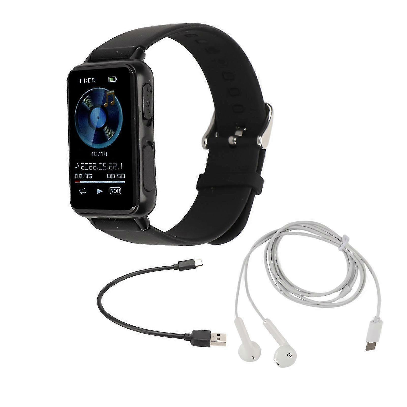 Stemmeoptager Se AI Intelligent HD Støjreduktion E-bog Bluetooth Stemmeaktiveret optager til møde Forelæsninger Læring 32GB--