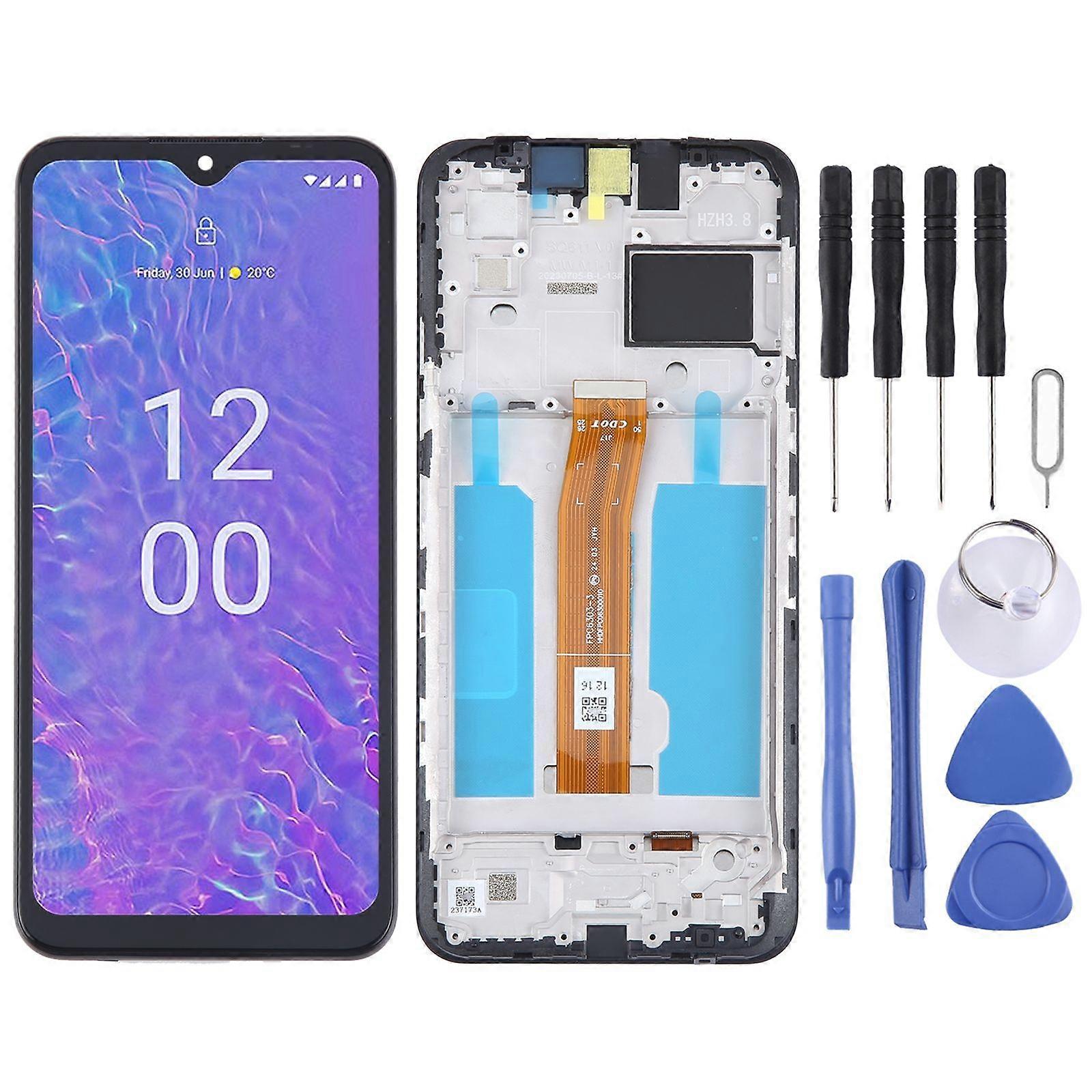 LCD-skärm med ram för Nokia C210