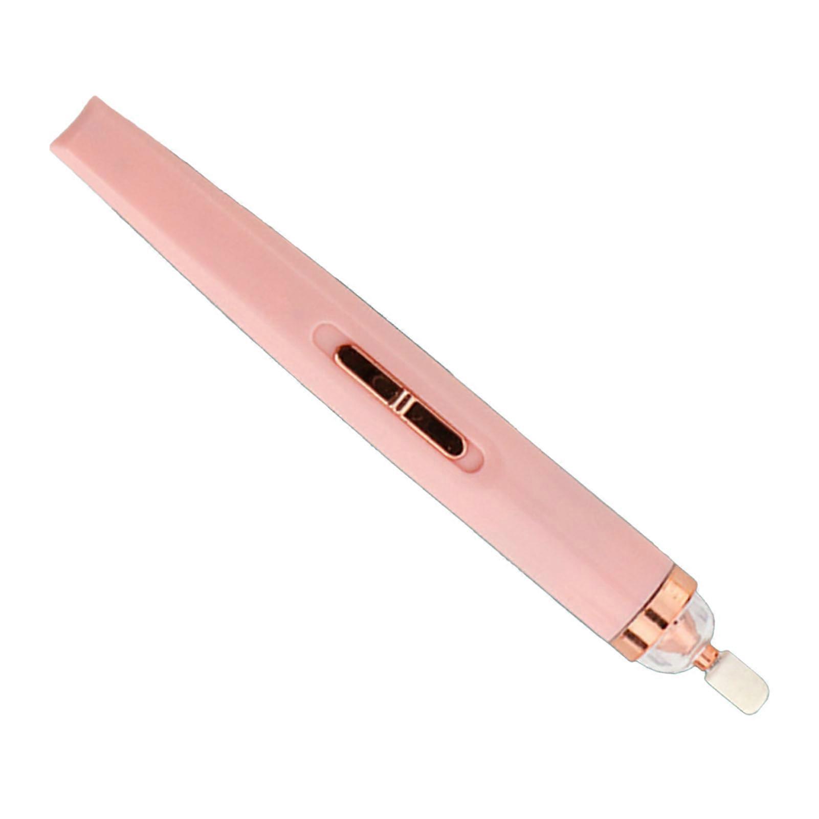 Electric Nail Grinding Machine LED Lighting 4 Gear Adjustable Rechargeable Nail Drill Machine Pink