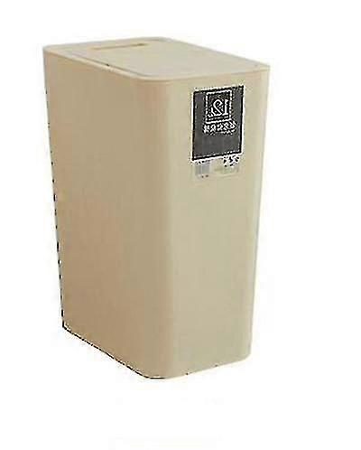 12 Liters Sorting Trash Can, Rectangular Plastic Household Trash Can With Lid