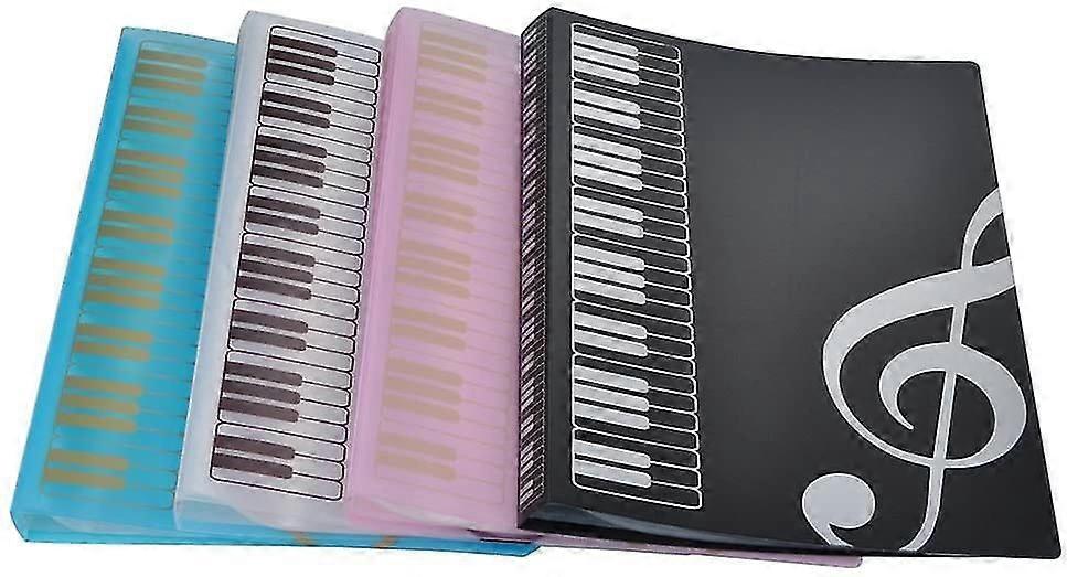 A4 Size Music Table File Folder A4 Size Documents Holder Storage Folder 40 Pockets (1a)