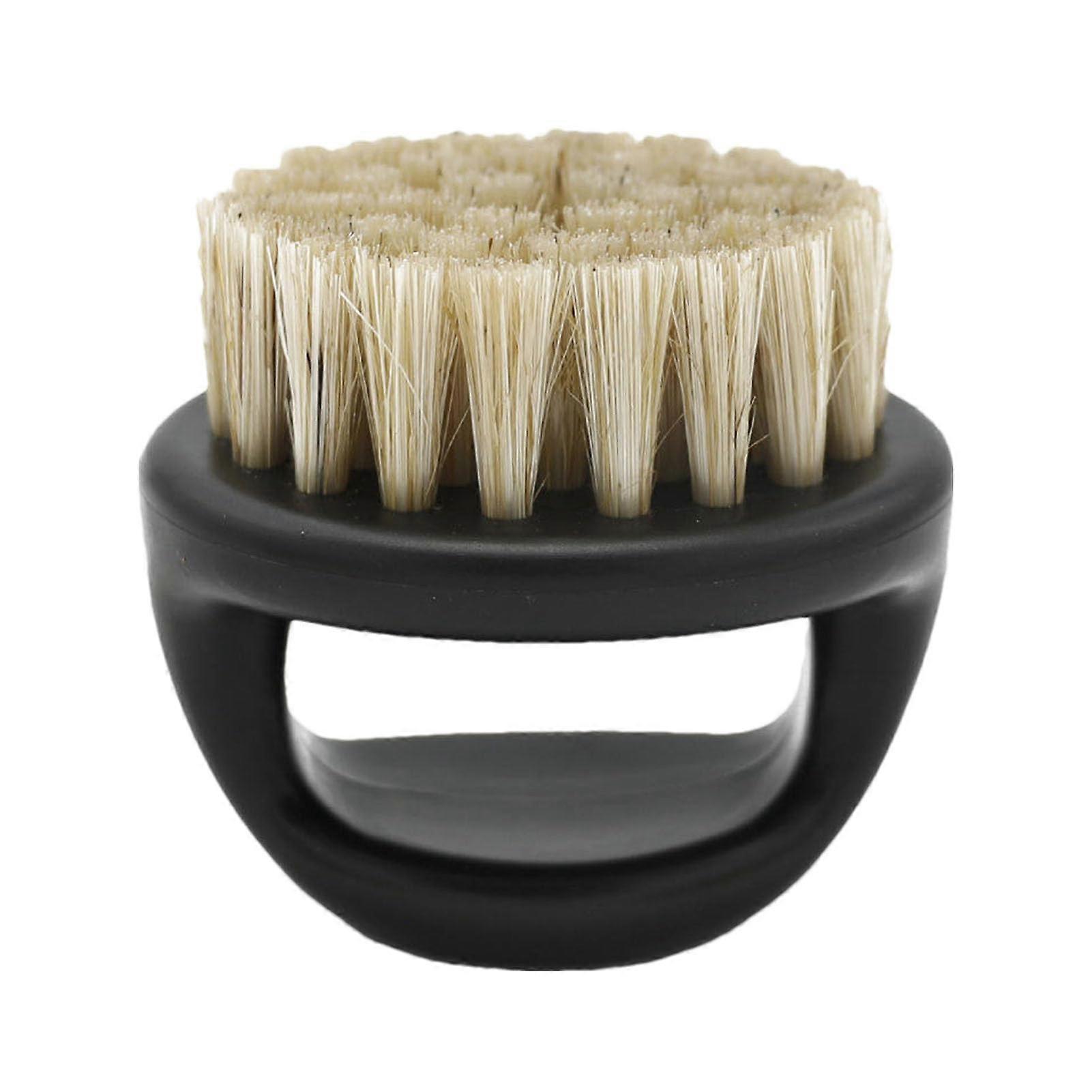 Portable Beard Brush with Boar Bristles for Smooth Styling, Travel Beard Comb for Men, Home and Salon Use, Model She 07-3