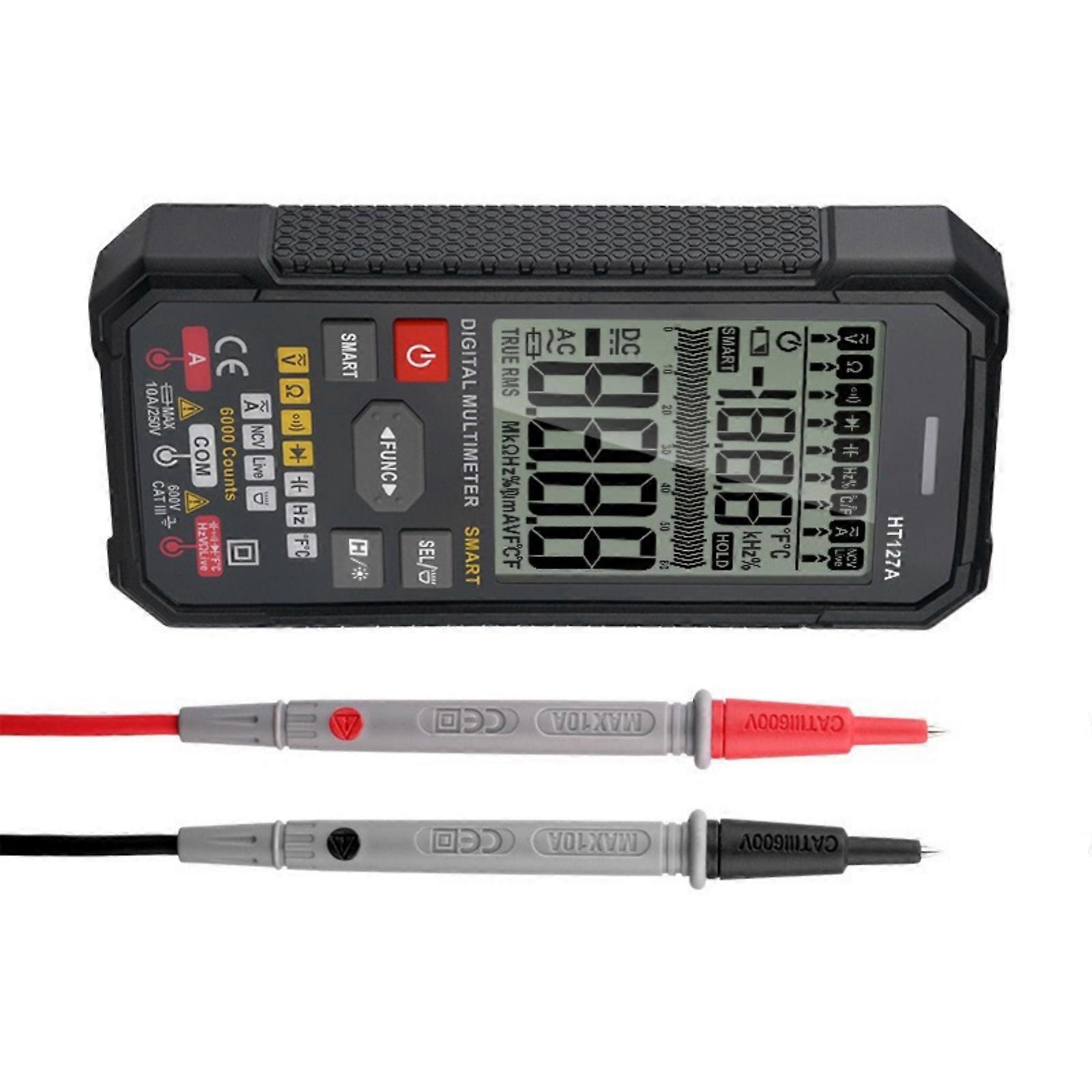 Multimeter Voltage Current Resistance Capacitance Tester Suitable For Technicians Efficient Field Equipment Maintenance Multicolor