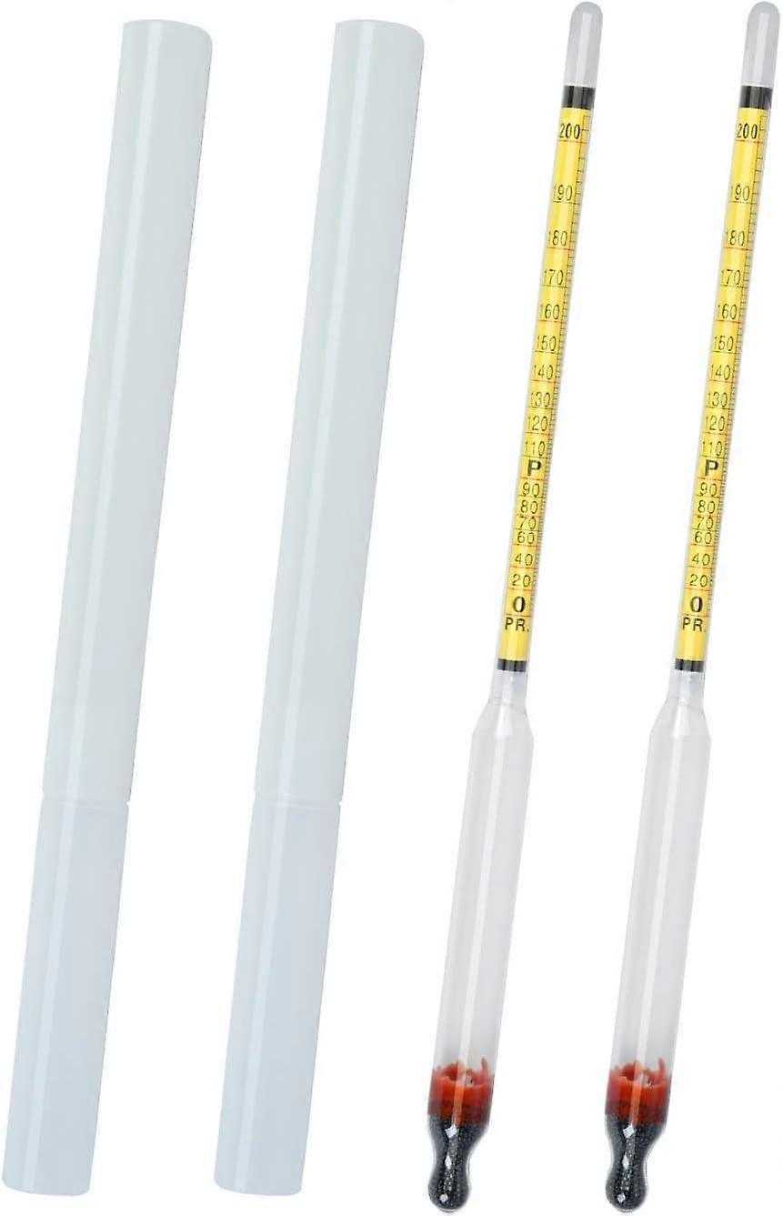 Hydrometer Alcohol 0-200 Proof and Tralle Accurate Alcohol