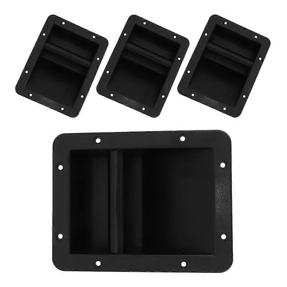 Carrier Handle for Speaker Professional Design Black Plastic Handle Accessory 4Pcs