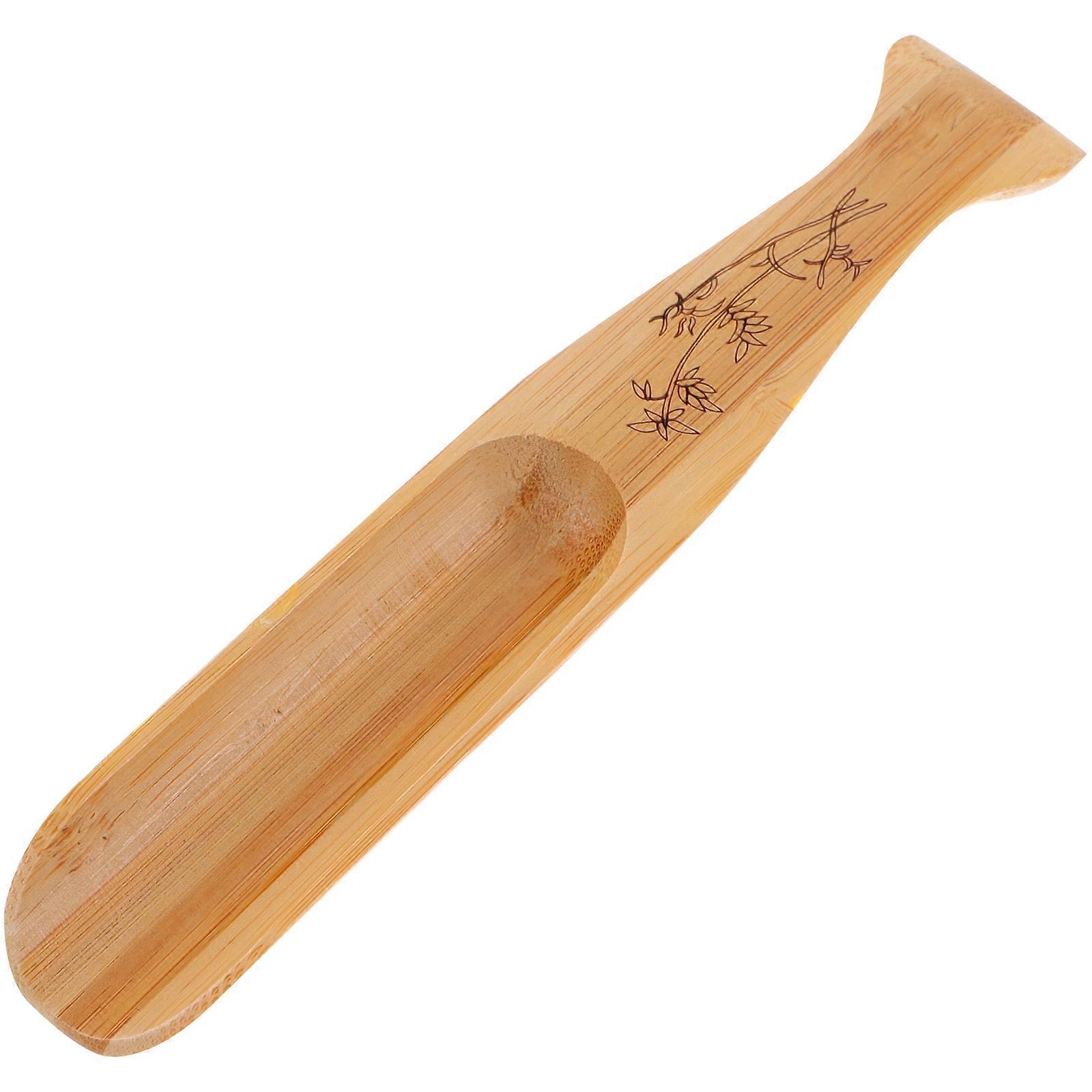 Brown Wooden Tea Spoon Scoop for Home Use Lightweight and Easy to .5 inches
