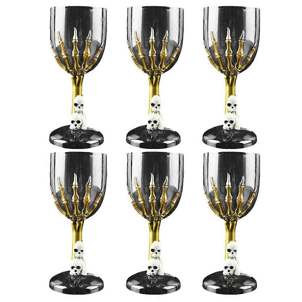 Masquerade Party Cups Halloween Plastic Cup Assorted Color 6Pcs Drinking