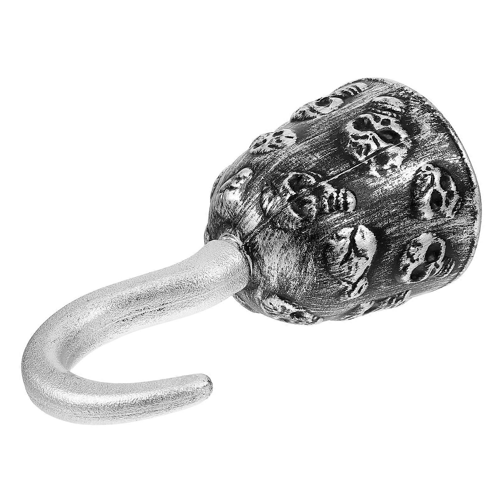 Here's a polished product description based on your input:
**Realistic Pirate Hook Costume Prop – Durable & Reusable Halloween Cosplay Accessory