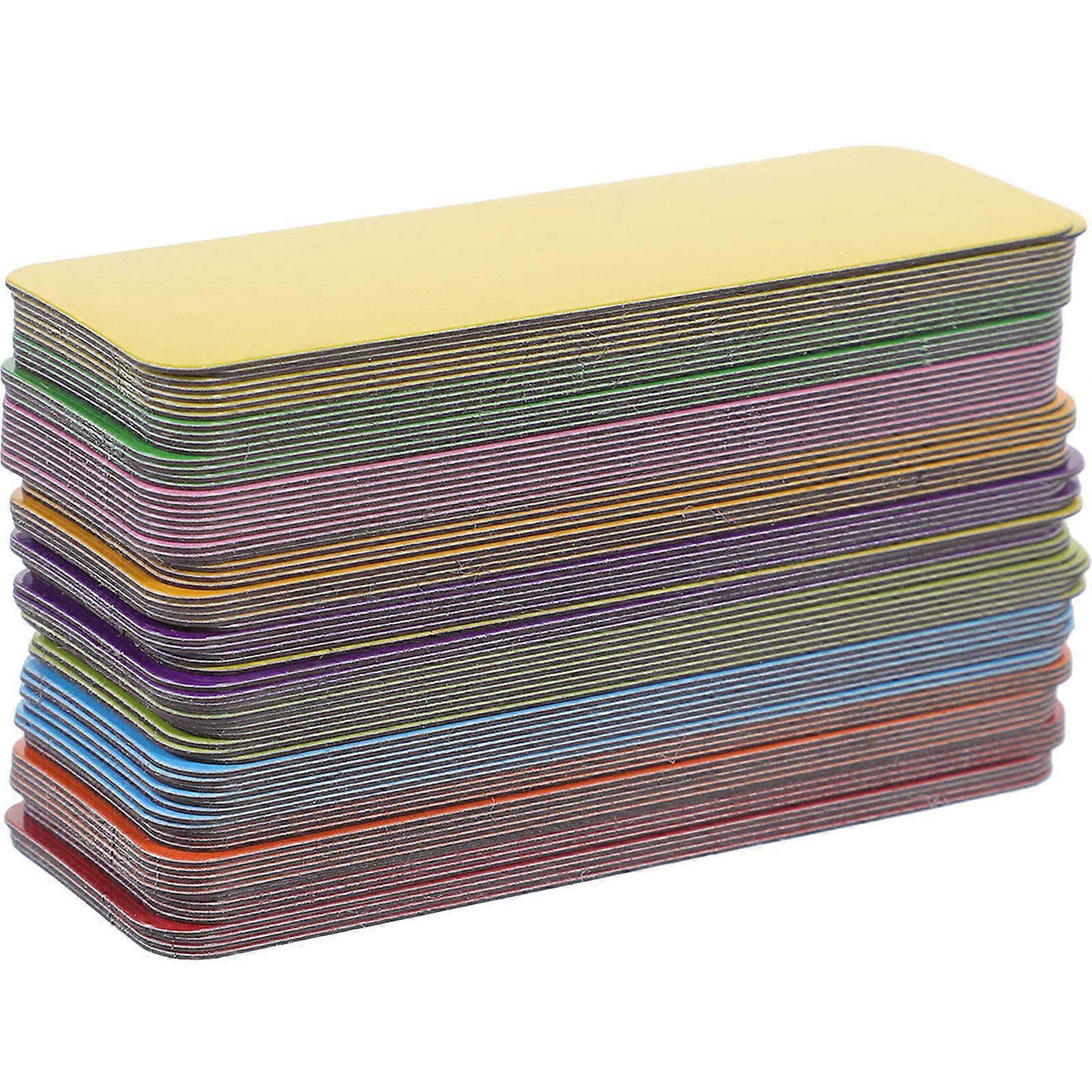 Writable Magnets Magnetic Dry Erase Labels Teaching Learning Resin 8.00X3.00X0.10CM Erasable 72Pcs