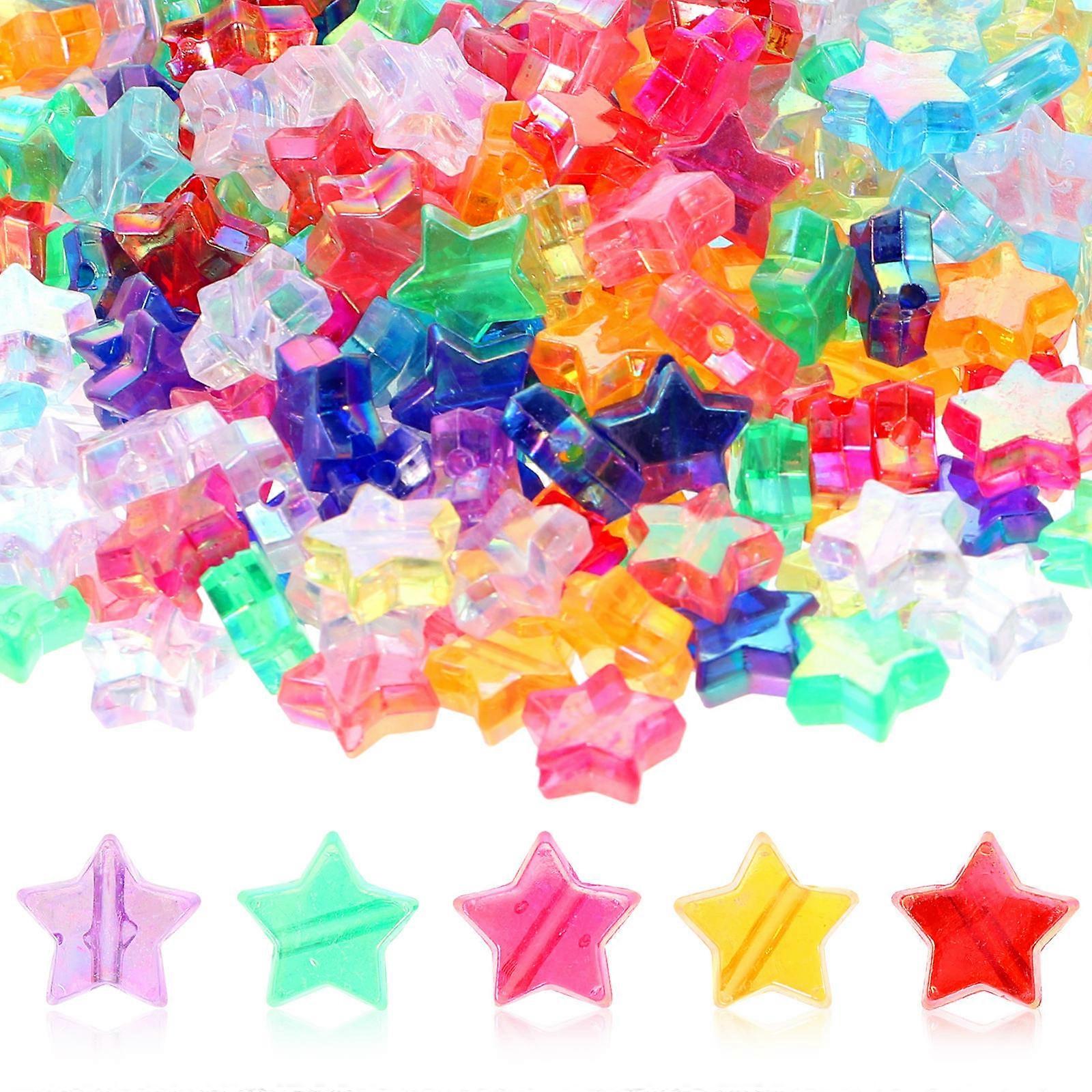 Beads for Crafting Acrylic Jewelry Making Beads Assorted Color Diy Bracelet Beads 800Pcs
