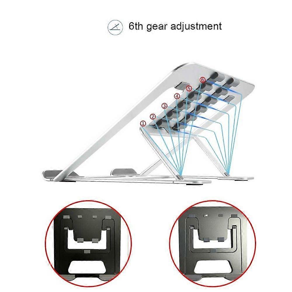 Computer Bracket Holder Lifting Wide Application Stand Vertical Gray
