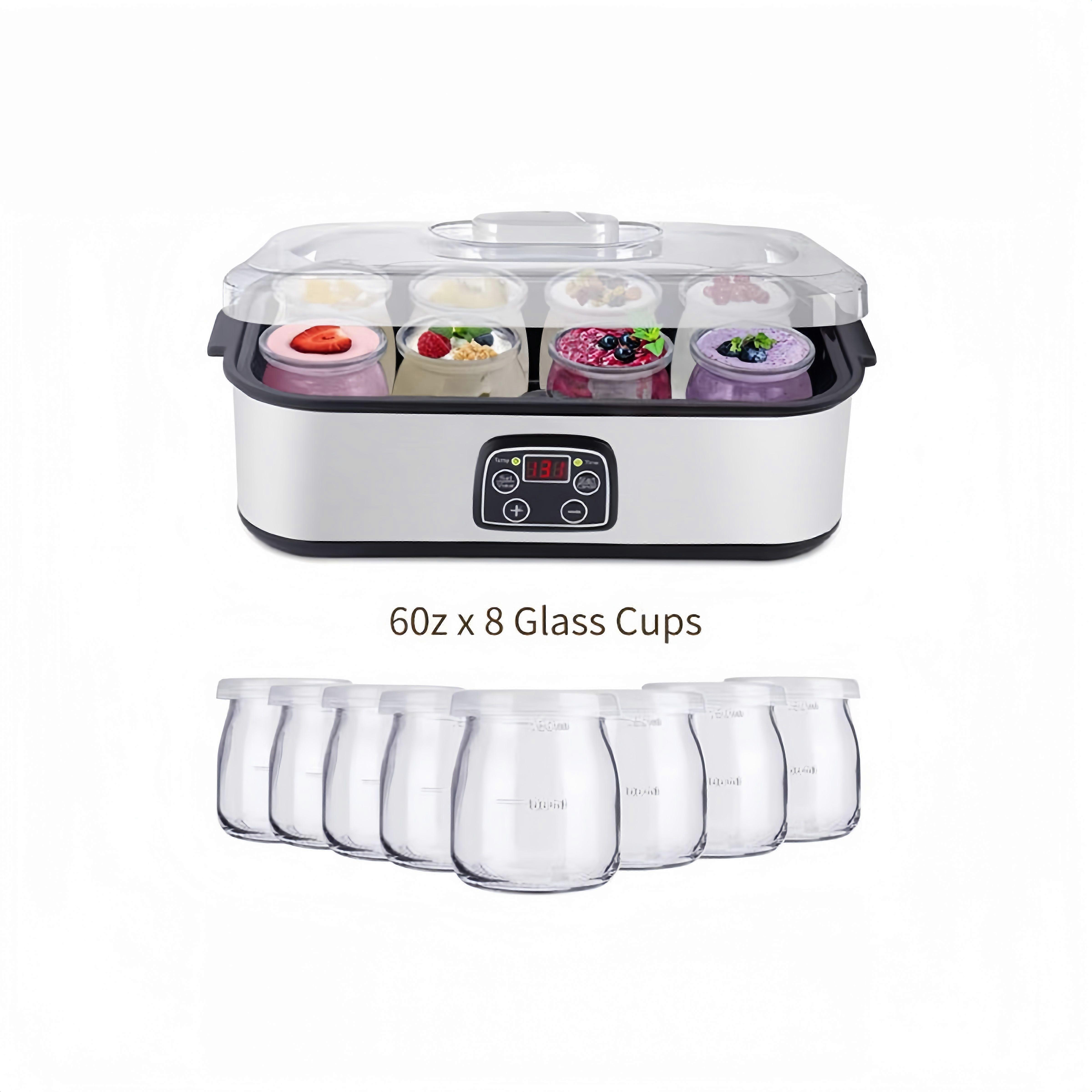 Probiotic Yogurt Maker, Probiotic Yogurt Maker with Adjustable Temperature &amp; Time Control -HK720