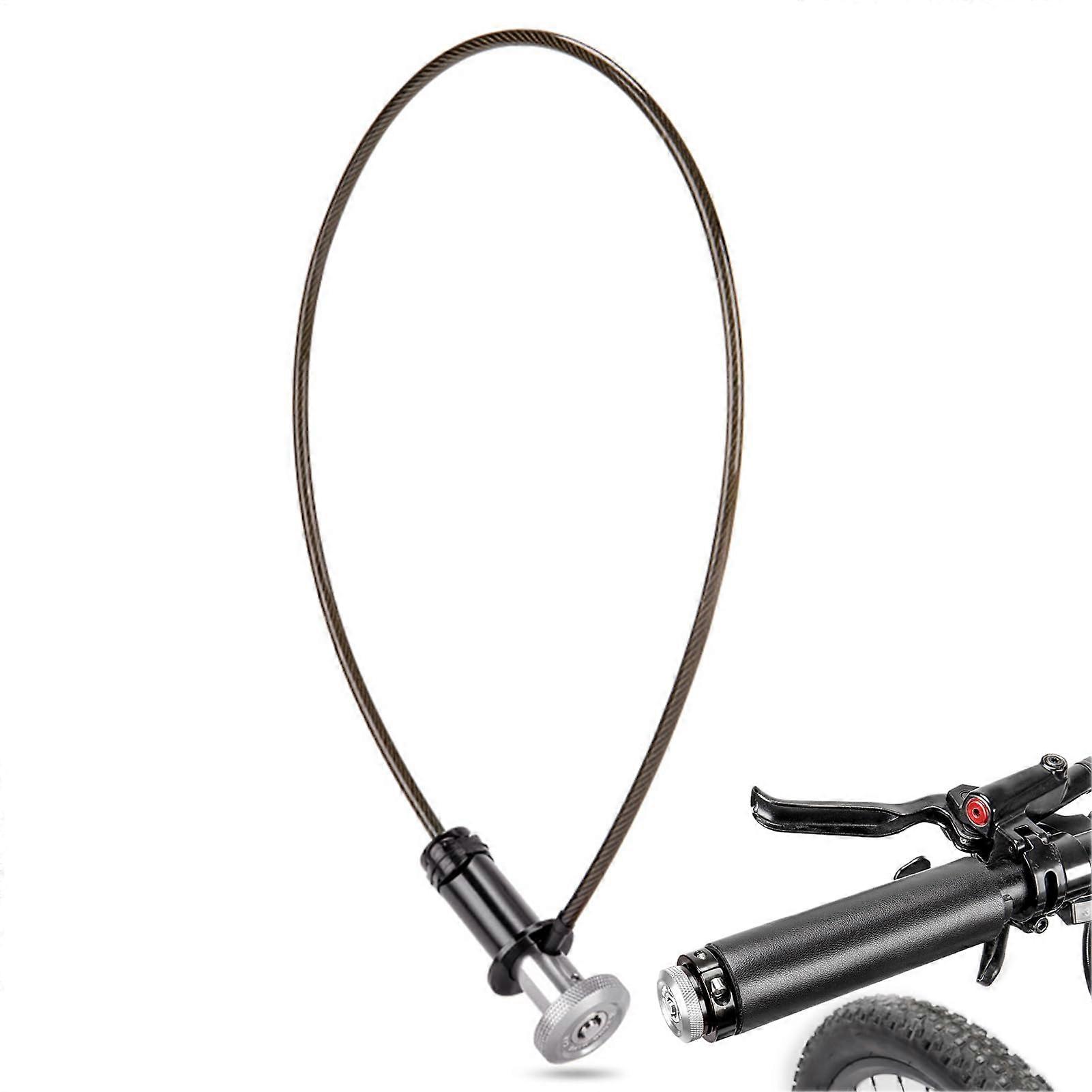 Chain lock, lock for the Hidden cable lock Portable antitheft security chain, riding accessories for scooters and motorcycles, silver.