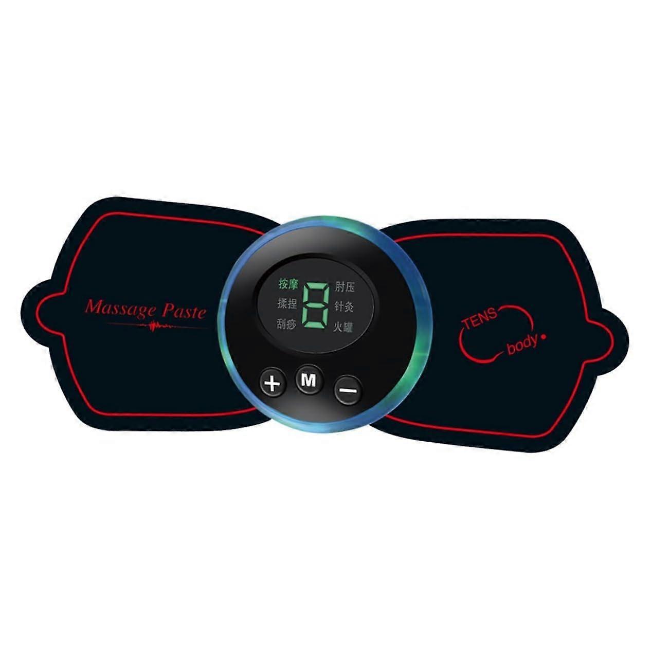 Mini Neck Massager with Heat Function, Portable Vibration Massager for Shoulders and Legs, Muscle Relaxation and Pain Relief