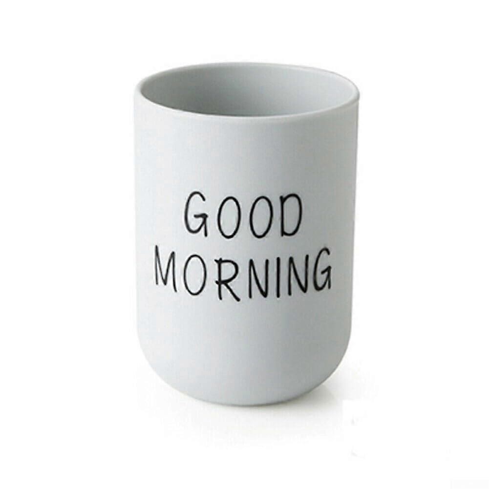 Portable PP Wash Cup, Compact Bathroom and Travel Solution in Gray, Durable Material, Lightweight Design, Easy to Carry